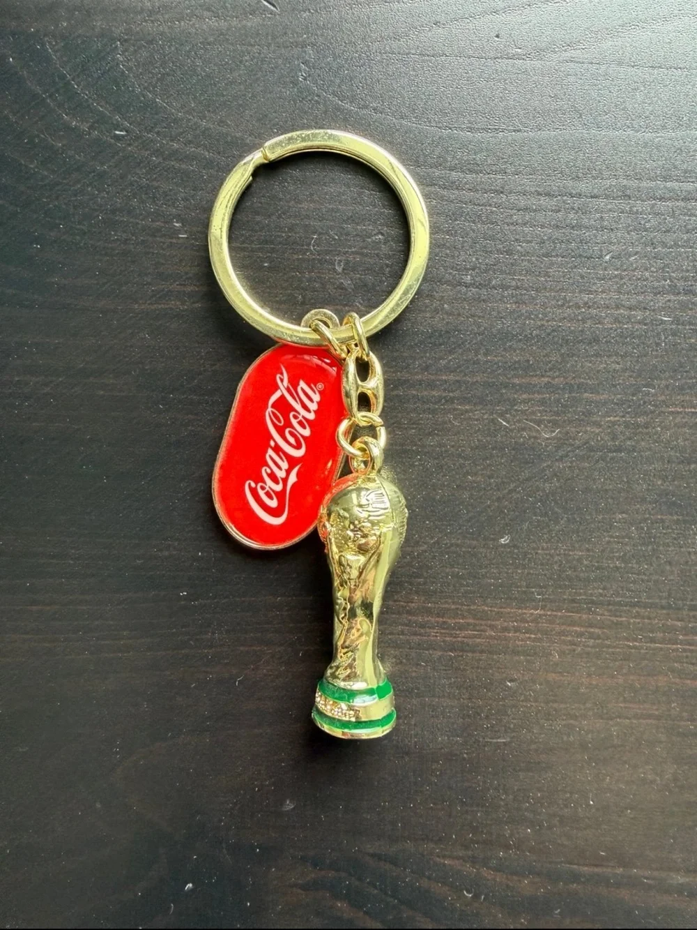 Coca-Cola FIFA World Cup Trophy Tour Collectible Keychain 2026 NEW